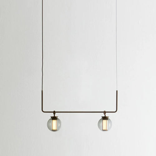 suspension en verre minimaliste pour bar et restaurant
