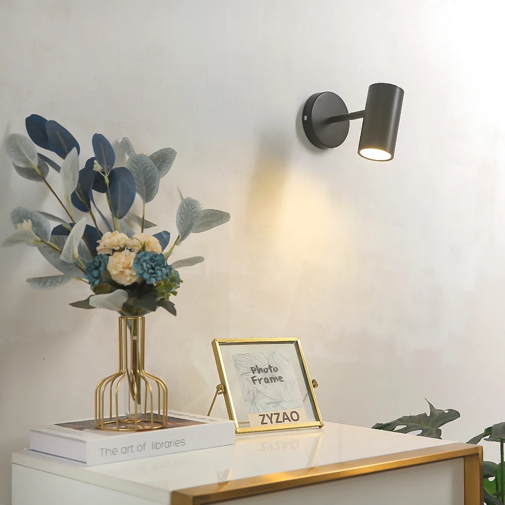 Applique murale LED nordique moderne à Angle réglable - vue 6 sur 8