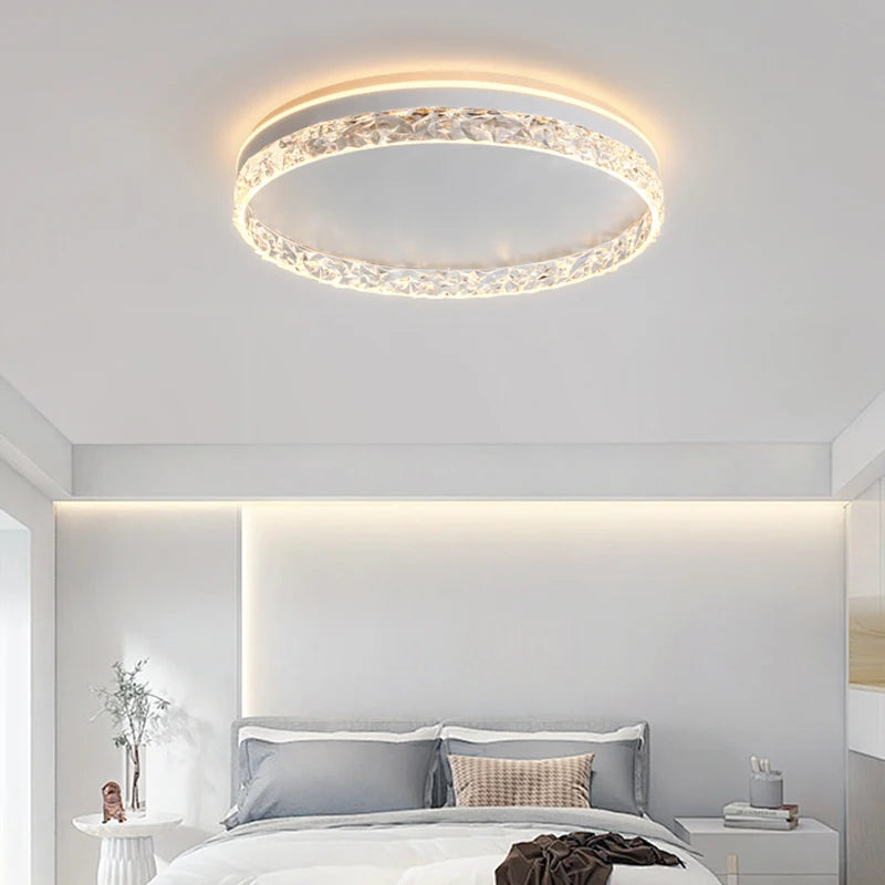 plafonnier moderne luxe diamant design éclairage décoratif intérieur - vue 6 sur 8