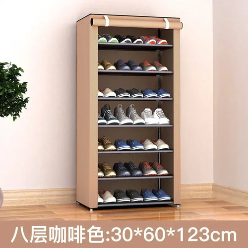 étagère à chaussures multicouche économique et pratique anti-poussière - vue 14 sur 16