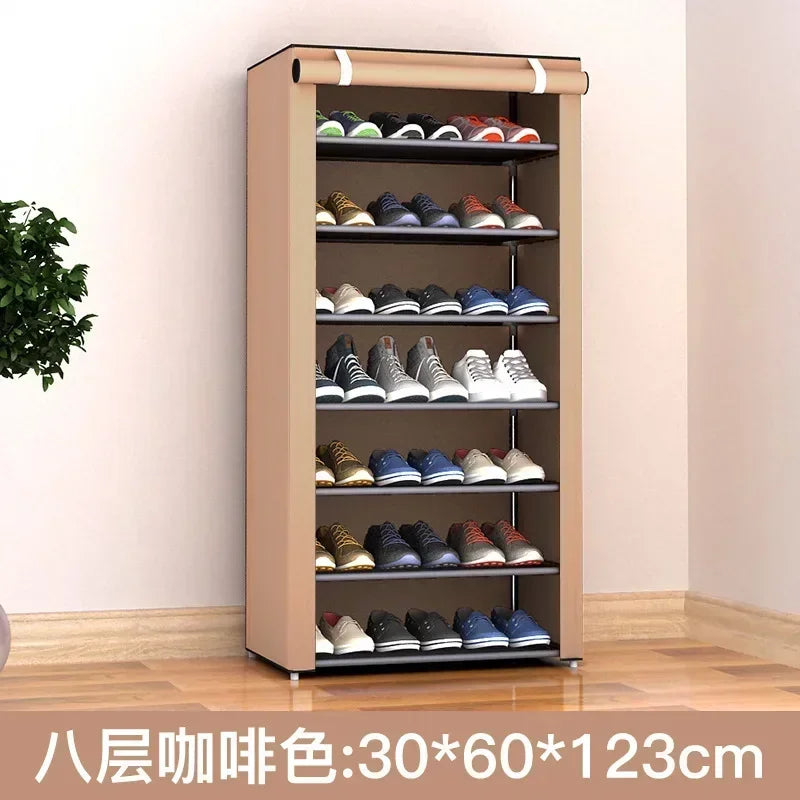 étagère à chaussures multicouche économique et pratique anti-poussière - vue 13 sur 16