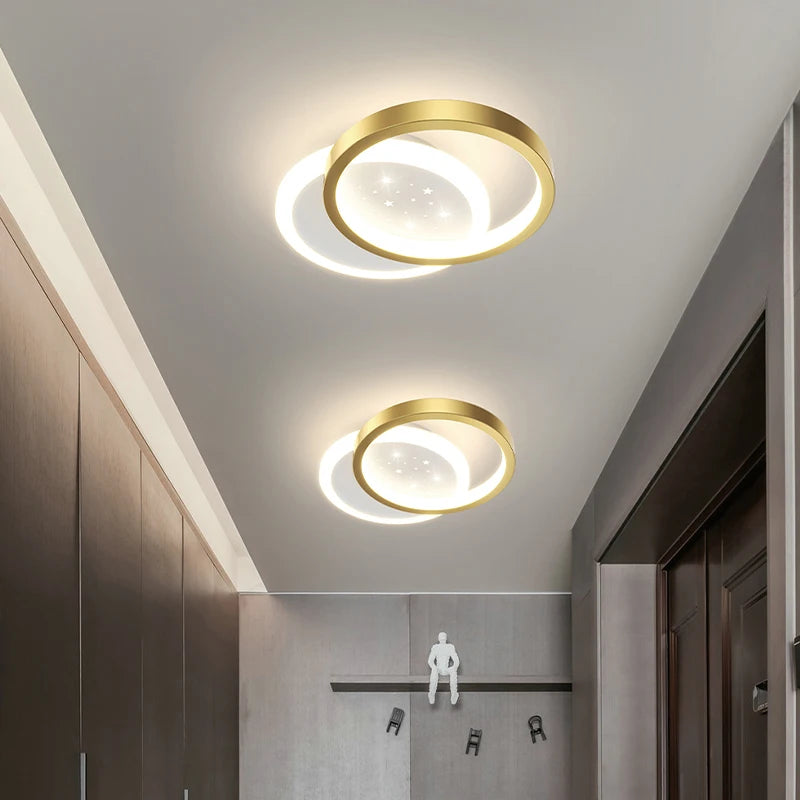 plafonnier led minimaliste moderne pour extérieur - vue 3 sur 14
