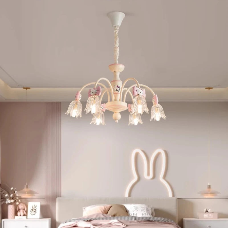 lustre créatif mignon pour chambre de princesse enfant - vue 4 sur 8