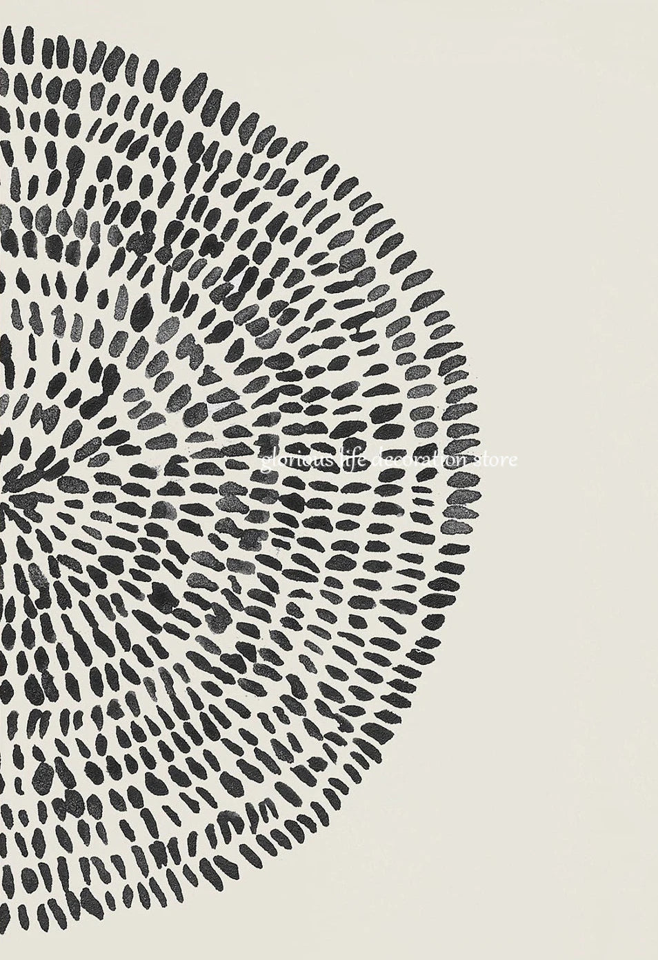 affiche art géométrique abstrait minimaliste pour décoration intérieure