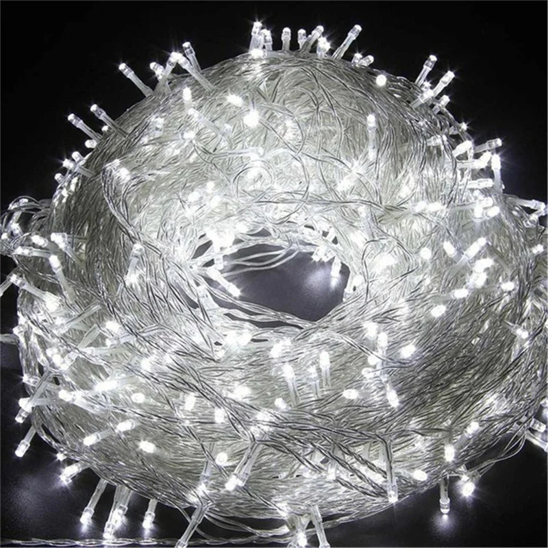 guirlande lumineuse led pour décoration intérieur extérieur festive - vue 7 sur 9
