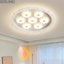 plafonnier à led moderne en cristal pour décoration intérieure