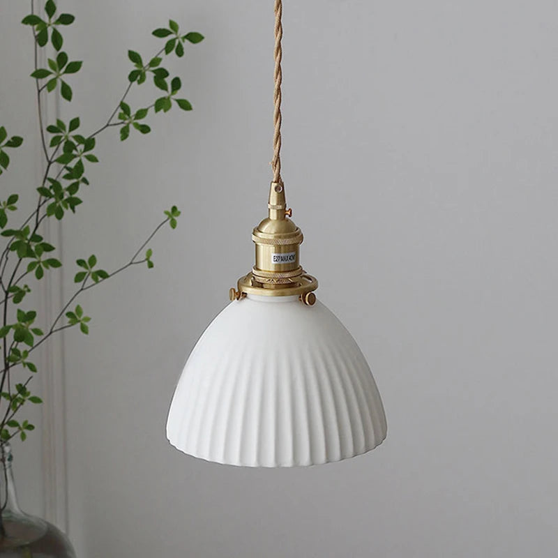 Japanische Pendelleuchte aus Keramik nordisches Design - vue 4 sur 21