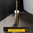 porte-brosse mural en acier inoxydable durable sans perforation