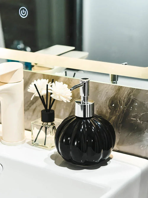 Keramik-Lotiondispenser für Duschgel und Shampoo - vue 6 sur 8
