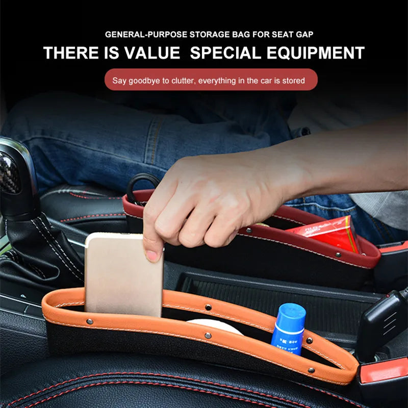 organisateur de voiture multifonctionnel avec porte-gobelet et rangement - vue 4 sur 10