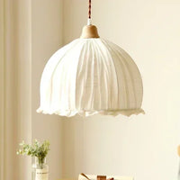 Nordischer Retro-Kronleuchter aus Stoff für elegantes Interieur