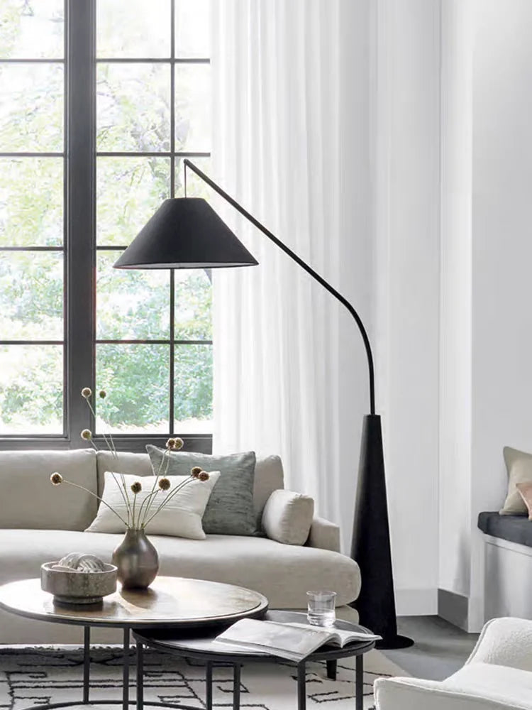 lampadaire nordique moderne créatif avec télécommande décoration intérieure - vue 4 sur 8