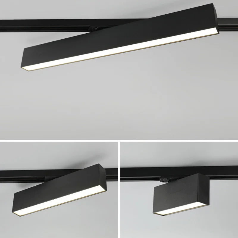 plafonnier cree led rail éclairage pour magasins et intérieurs modernes
