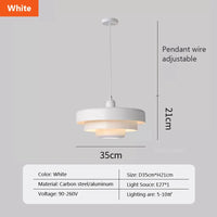 LED-Pendelleuchte im nordischen Stil mit 3 Schirmen