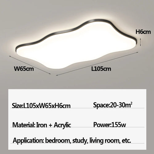 Moderne LED-Deckenleuchte für den Innenbereich - vue 15 sur 16