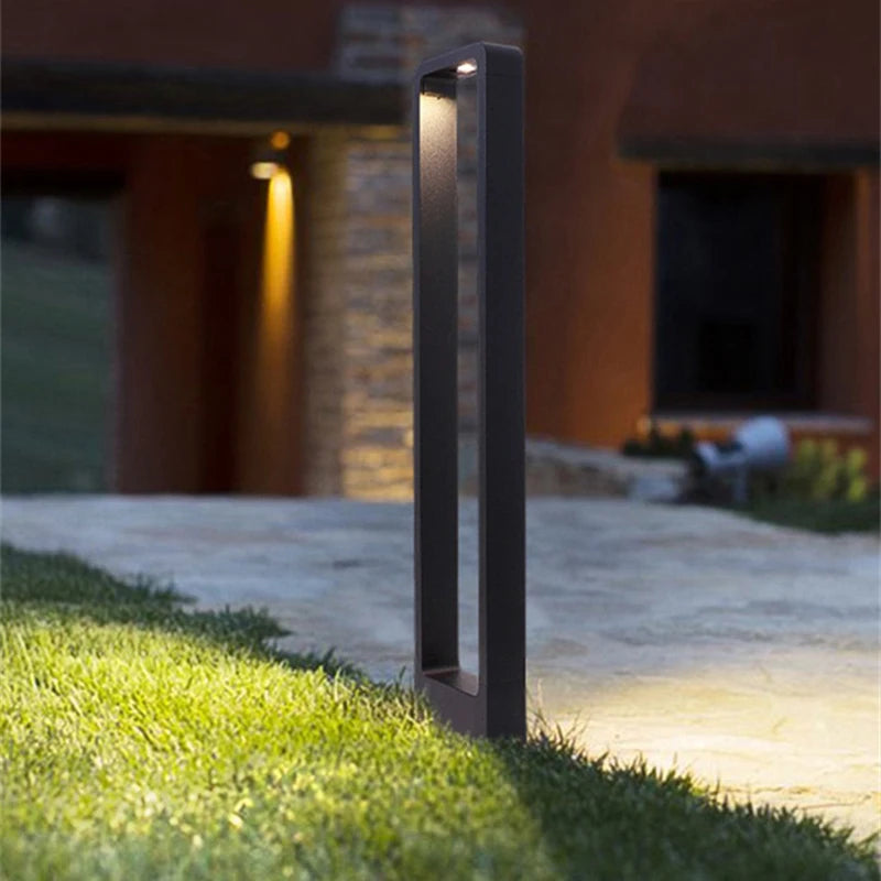 LED10W éclairage pelouse lampe extérieure étanche IP65 en alliage d'aluminium de Style chinois en forme d'arc parc Villa jardin paysage décoration - vue 3 sur 14