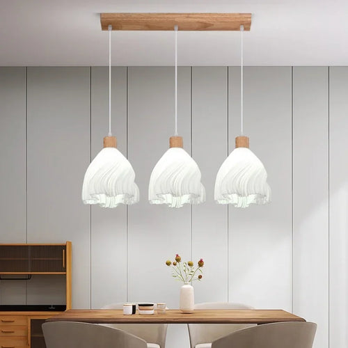 Moderner LED-Kronleuchter halbkreisförmig für Bar, Restaurant und Geschäft - vue 2 sur 12