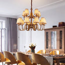 Klassischer amerikanischer LED-Kronleuchter für eine elegante rustikale Dekoration
