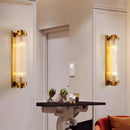 Moderne Wandleuchte aus Glas mit Tiffany-Kristalldesign