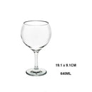 Verres à vin incassables sans pied élégants réutilisables