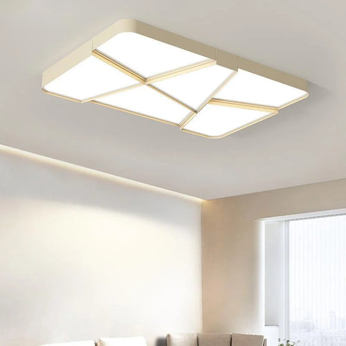 Modern Creative Splicing LED Chandeliers, Used For Bedroom Learning, Living, Dining, Indoor Lighting, Dimmable Home Decoration - vue 3 sur 12