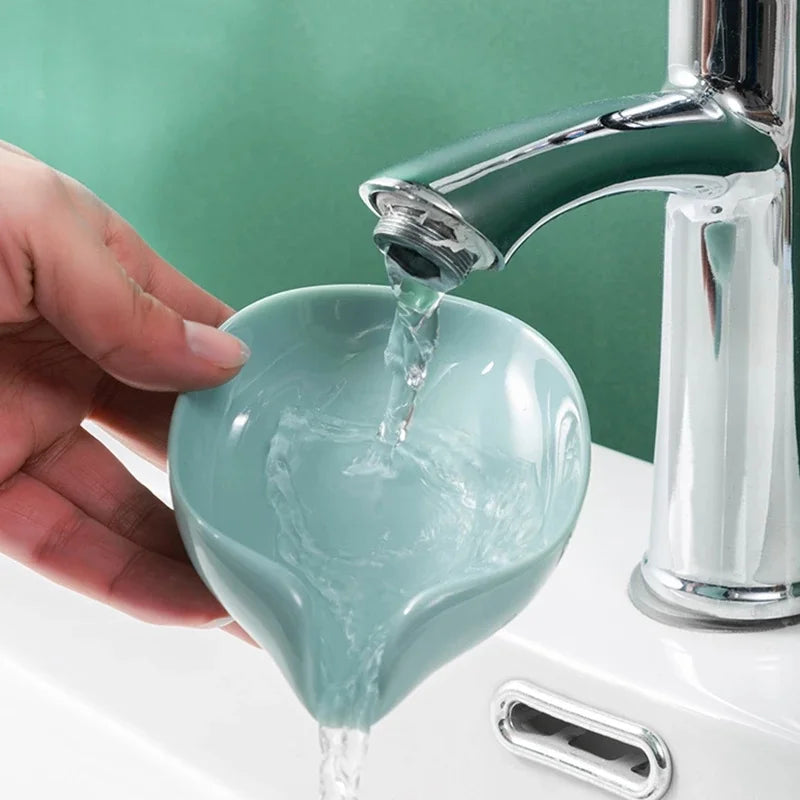 porte-savon design feuille pour salle de bain et douche - vue 6 sur 8