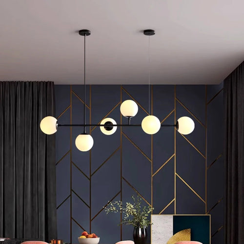 lustre led moderne pour éclairage intérieur suspendu - vue 2 sur 14