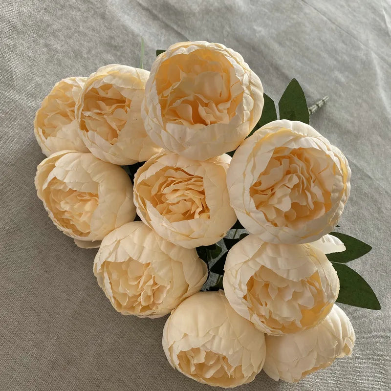 bouquet de pivoines artificielles pour mariage et décoration élégante - vue 7 sur 21