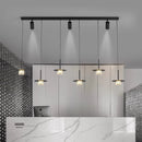 Suspension design en métal et verre