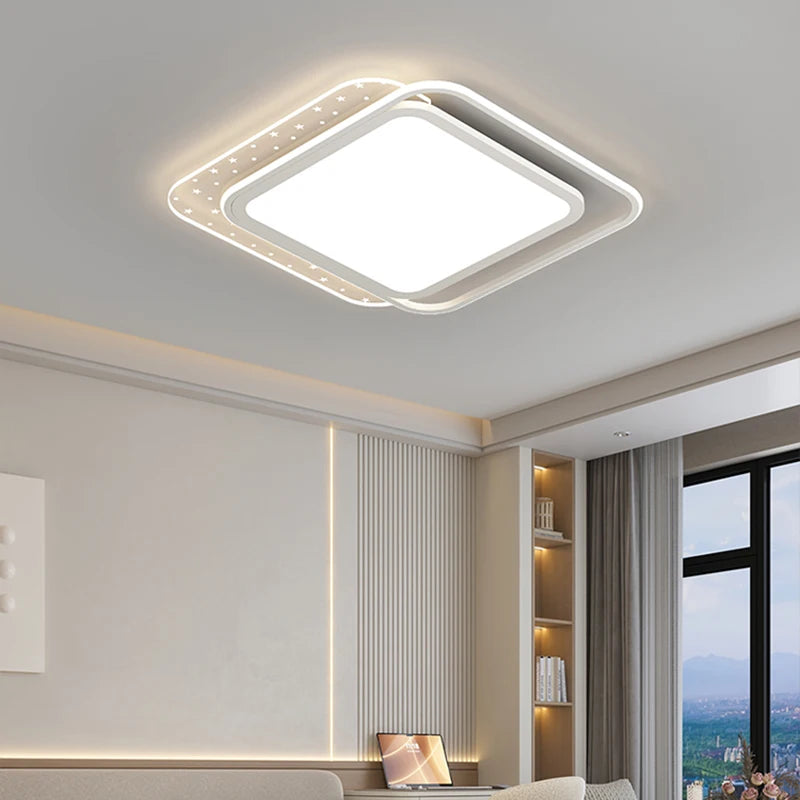 Moderne LED-Deckenleuchte mit Sternenhimmel dekorativ für Innenräume - vue 4 sur 8