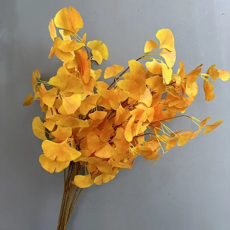 plante décorative ginkgo artificielle à trois fourches pour extérieur - vue 2 sur 6