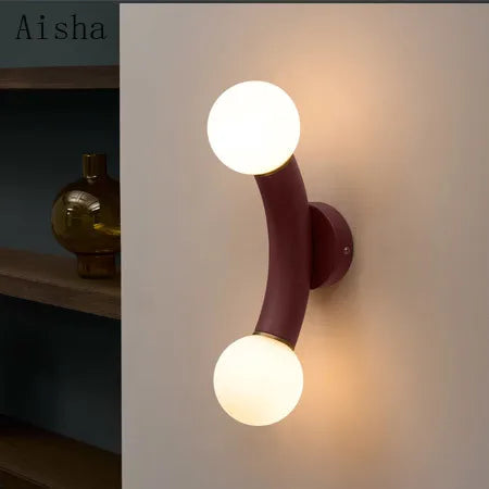 applique murale créative en forme de lune décorative pour éclairage intérieur - vue 2 sur 8