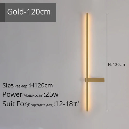 Minimalistische LED-Wandleuchte aus Aluminium für Innenbeleuchtung - vue 17 sur 18