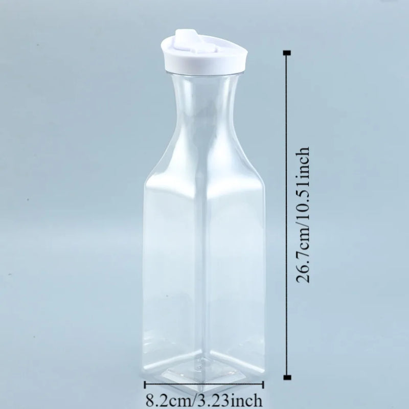 Carafe a jus plastique 1000ml avec couvercle refrigerateur