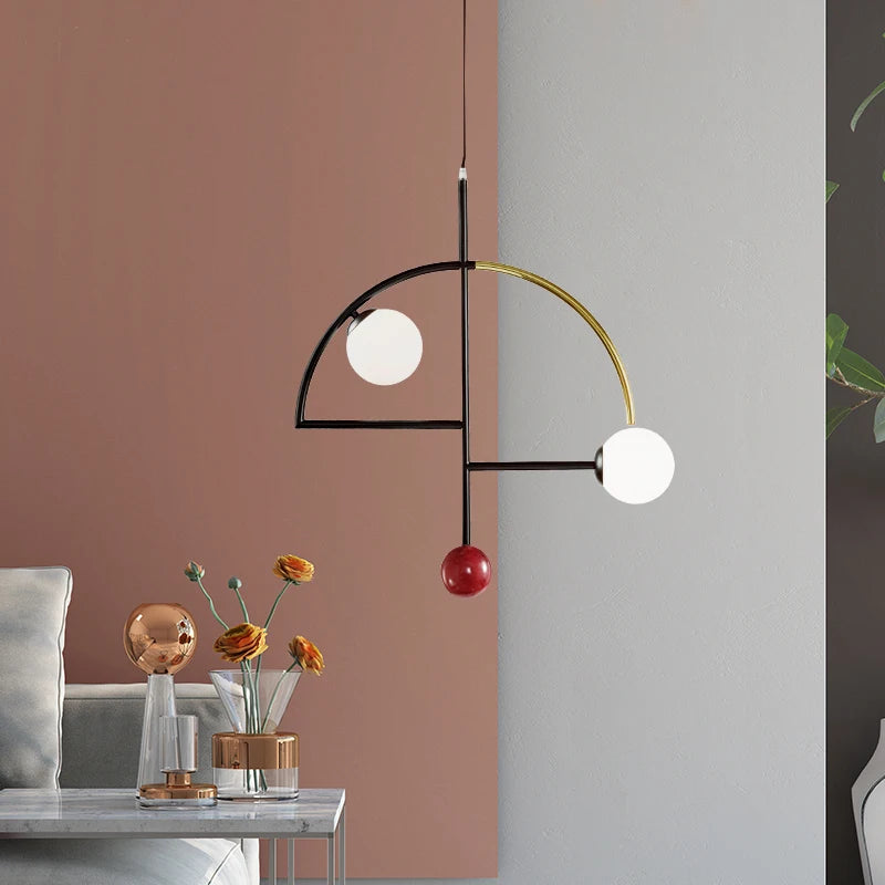 lustre postmoderne personnalisé pour décoration moderne intérieure - vue 5 sur 10
