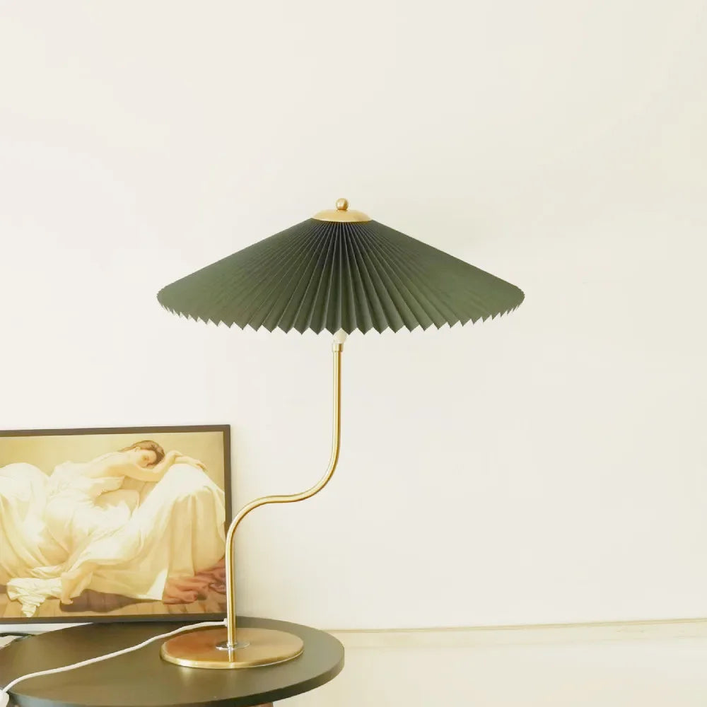 Retro-Tischlampe in dekorativer Schirmform, schwenkbar - vue 11 sur 12