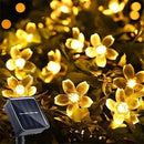 Solare Lichterkette für den Garten märchenhafte Außenbeleuchtung