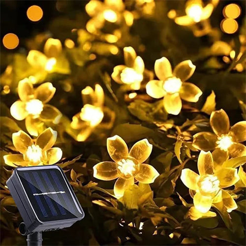Solare Lichterkette für den Garten märchenhafte Außenbeleuchtung - vue 8 sur 11