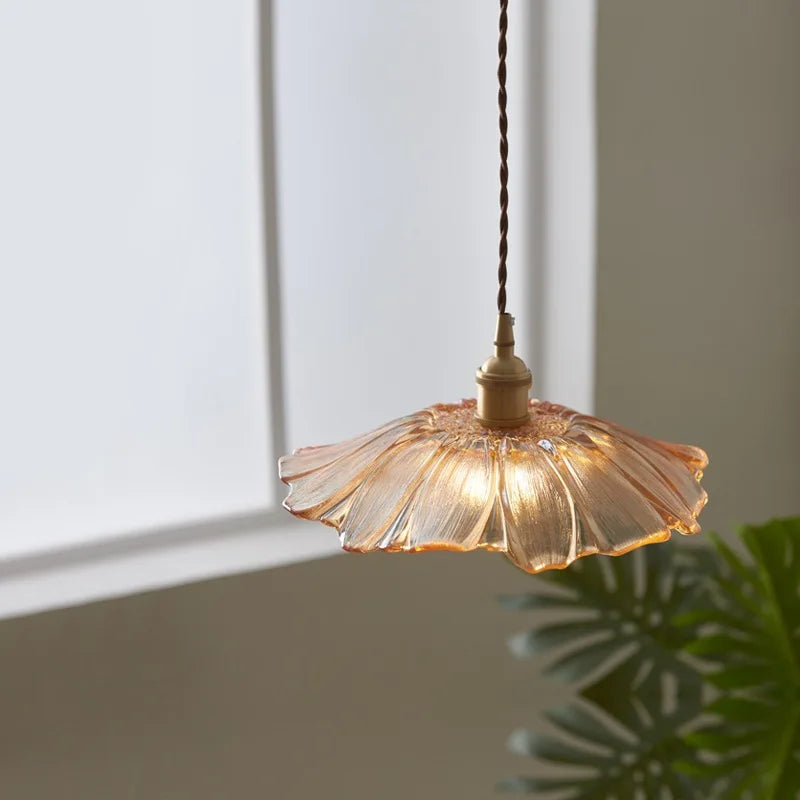 suspension rétro en verre pour décoration intérieure élégante - vue 4 sur 11