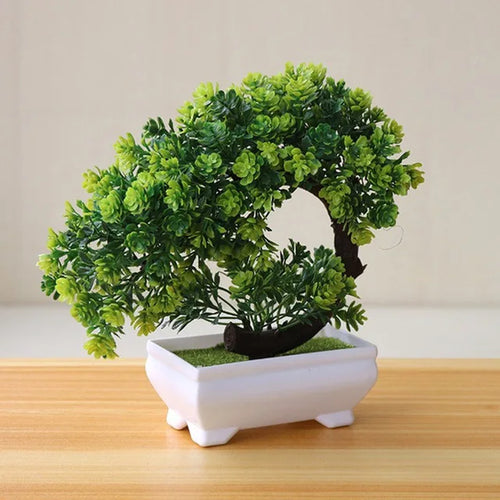 bonsaï plantes artificielles vertes décoration fête mariage et bureau