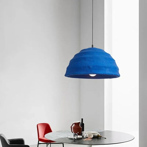 Kronleuchter nordisches Design minimalistisch Stil Wabi-Sabi original - vue 4 sur 7