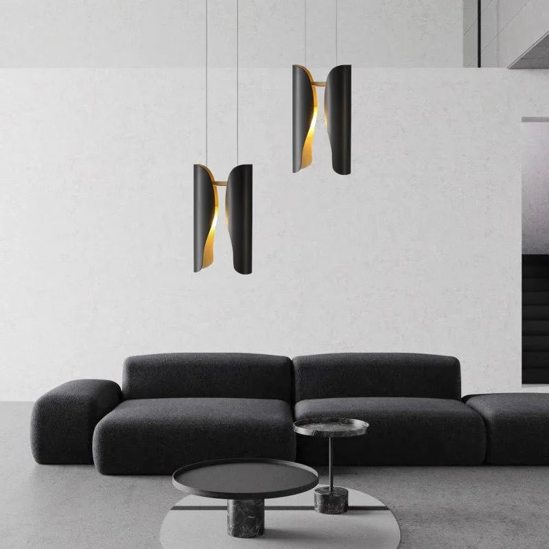 suspension en cuivre design moderne pour restaurant et intérieur - vue 7 sur 10