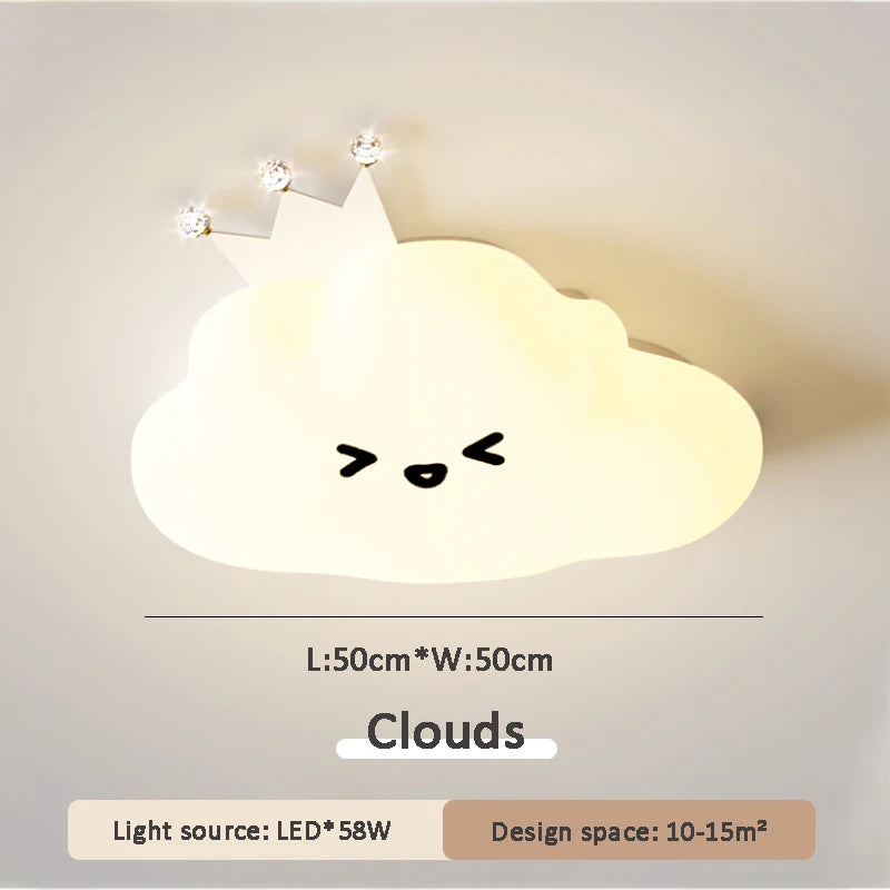 plafonnier mignon étoile lune nuage pour chambre enfant décorative