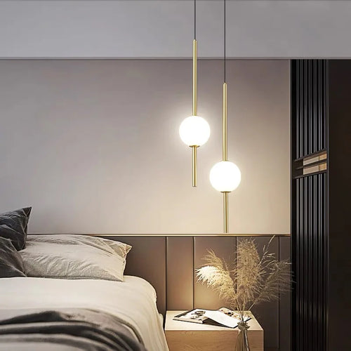Moderne und schlichte Pendelleuchte für elegante Inneneinrichtung - vue 2 sur 10
