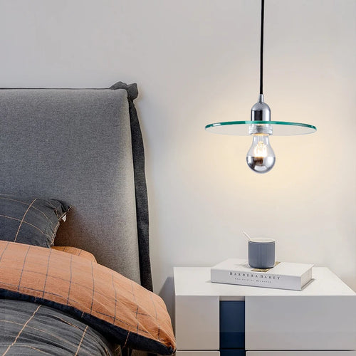 lustre en verre design rétro pour café et restaurant