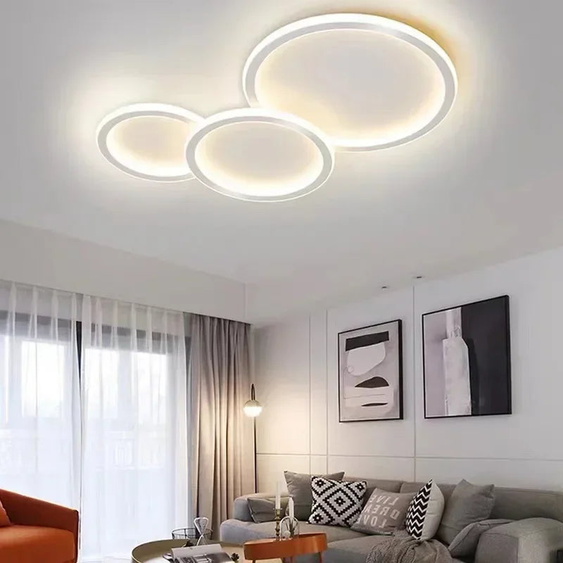Moderne LED-Deckenleuchte für elegante Innendekoration - vue 6 sur 11
