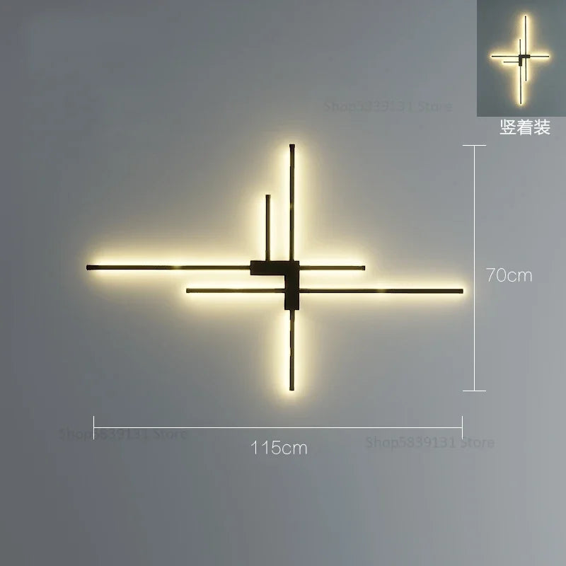 Moderne kreative Wandleuchte für elegante Innendekoration