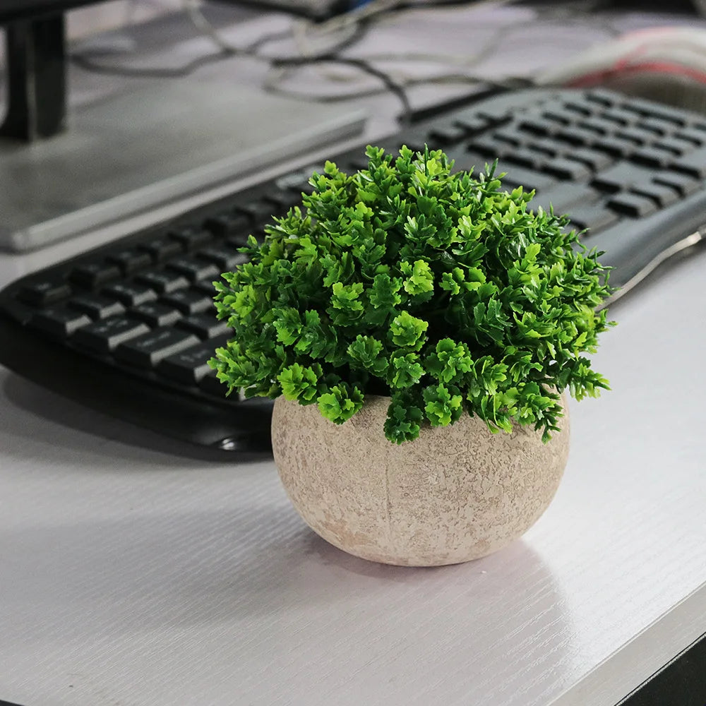 plante artificielle en pot style bonsaï pour décoration intérieure - vue 7 sur 6