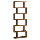 VASAGLE Bookcase, 6 Tier Shelf, Storage Unit, Divider, for Living Room, Bedroom, Office