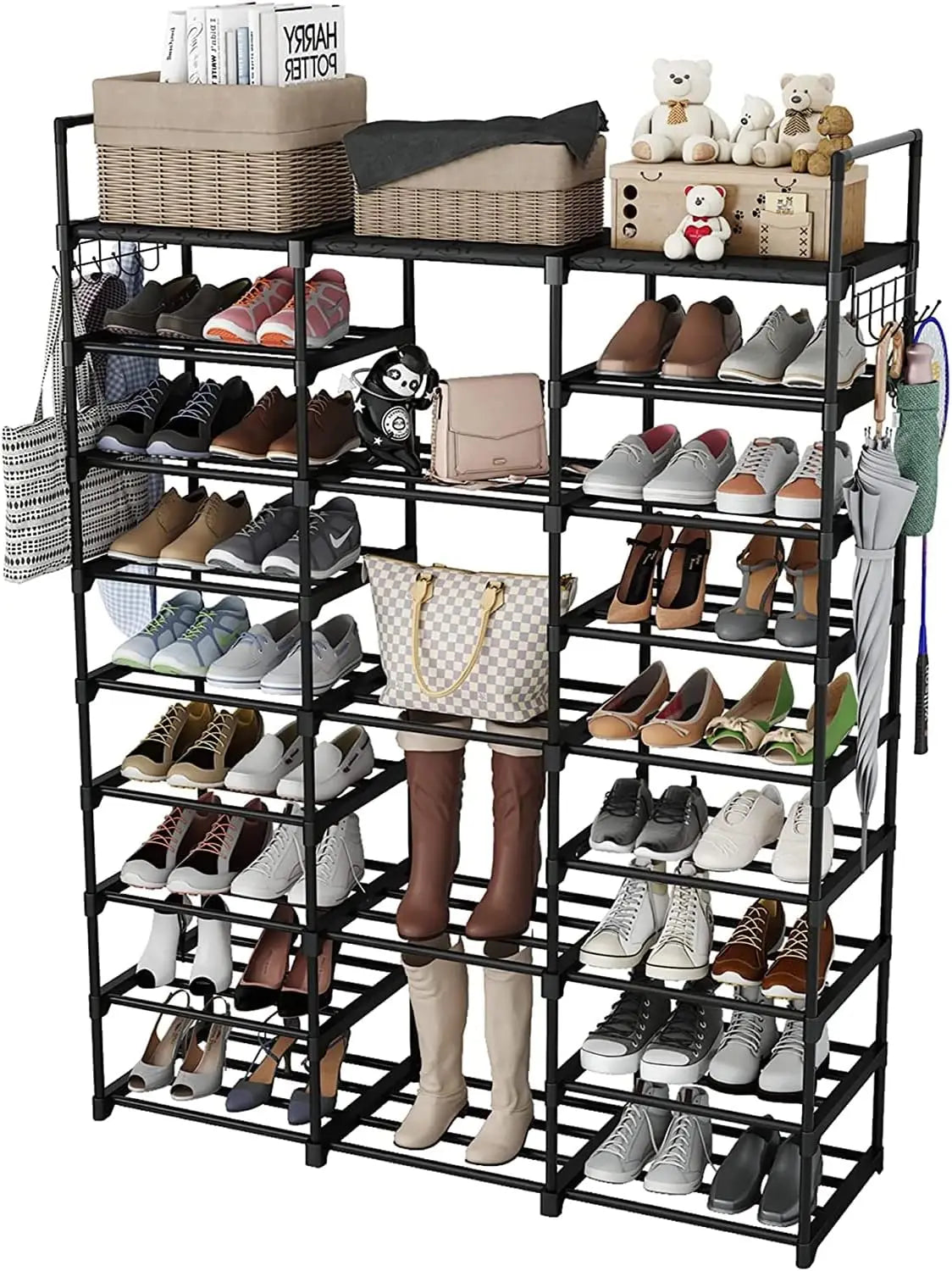 Zapatero de 9+5+9 Niveles, Organizador para Zapatos y Juguetes, para 50 a 55 Pares